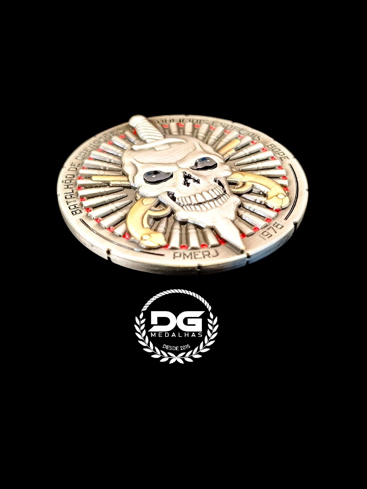 Moeda em 3D - Batalhão de Operações Policiais Especiais