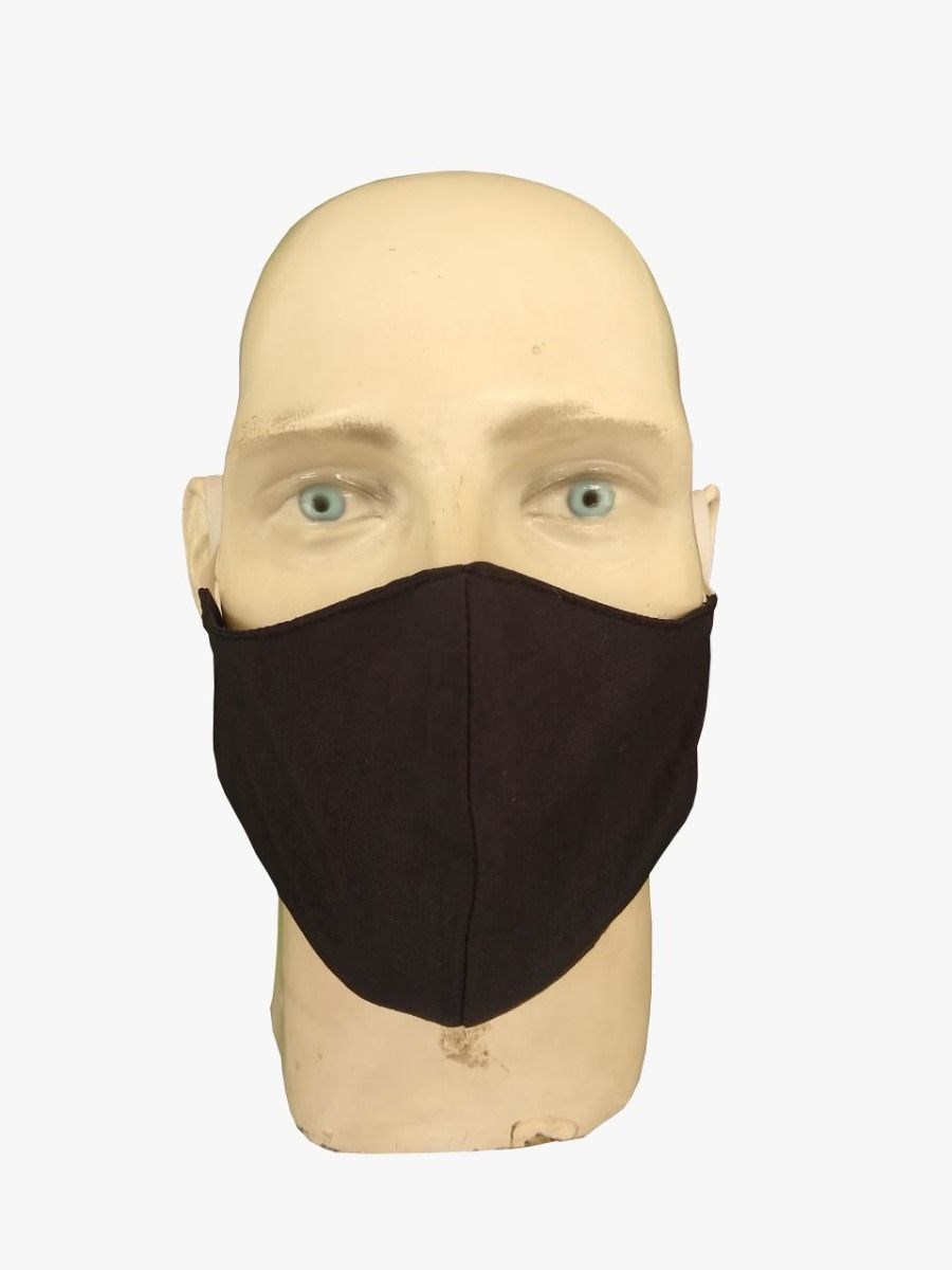 Máscara Social Antiviral e Antibacteriano de Proteção Permanente - Cor Preta