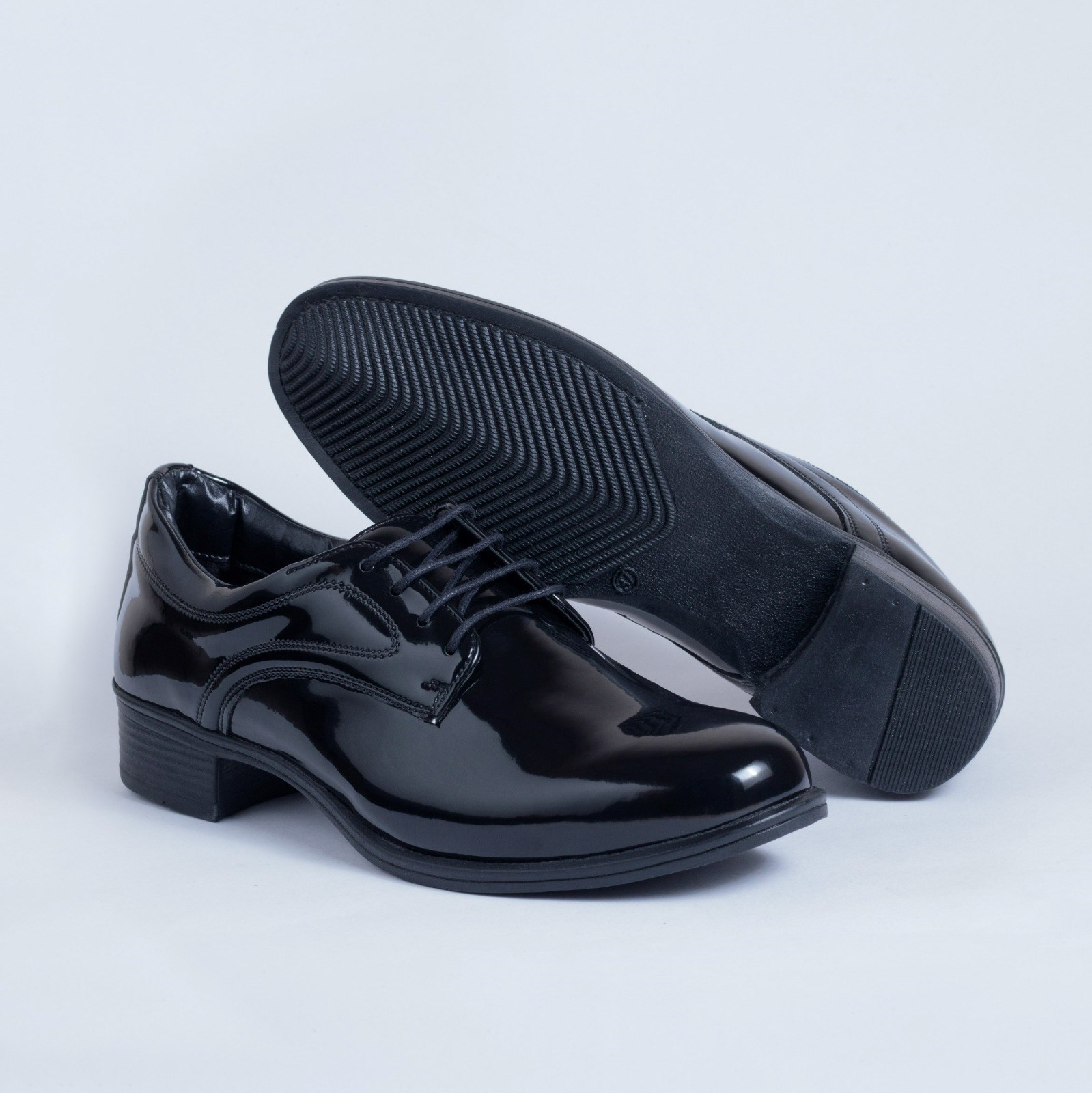 Sapato Social Patriota Feminino Marinha Preto Verniz 