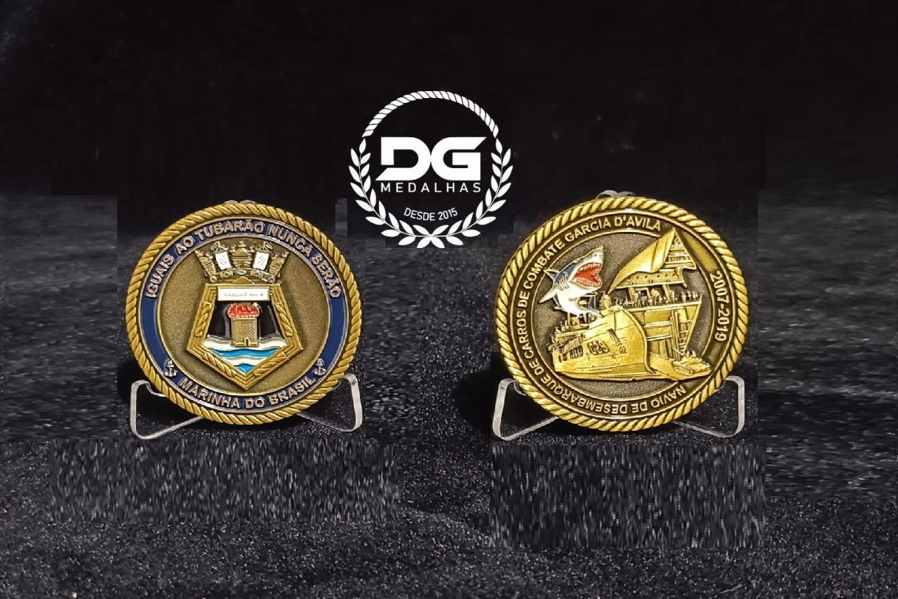 Moeda Navio de Desembarque de Carros de Combate Garcia D'Avila