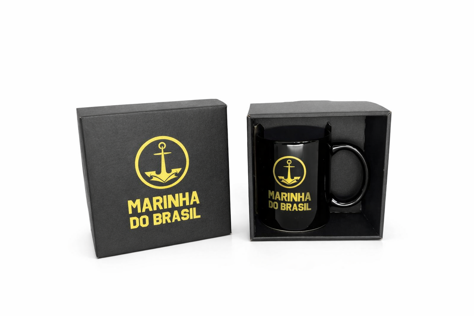 Canecas em Cerâmica Preta - Personalizada 
