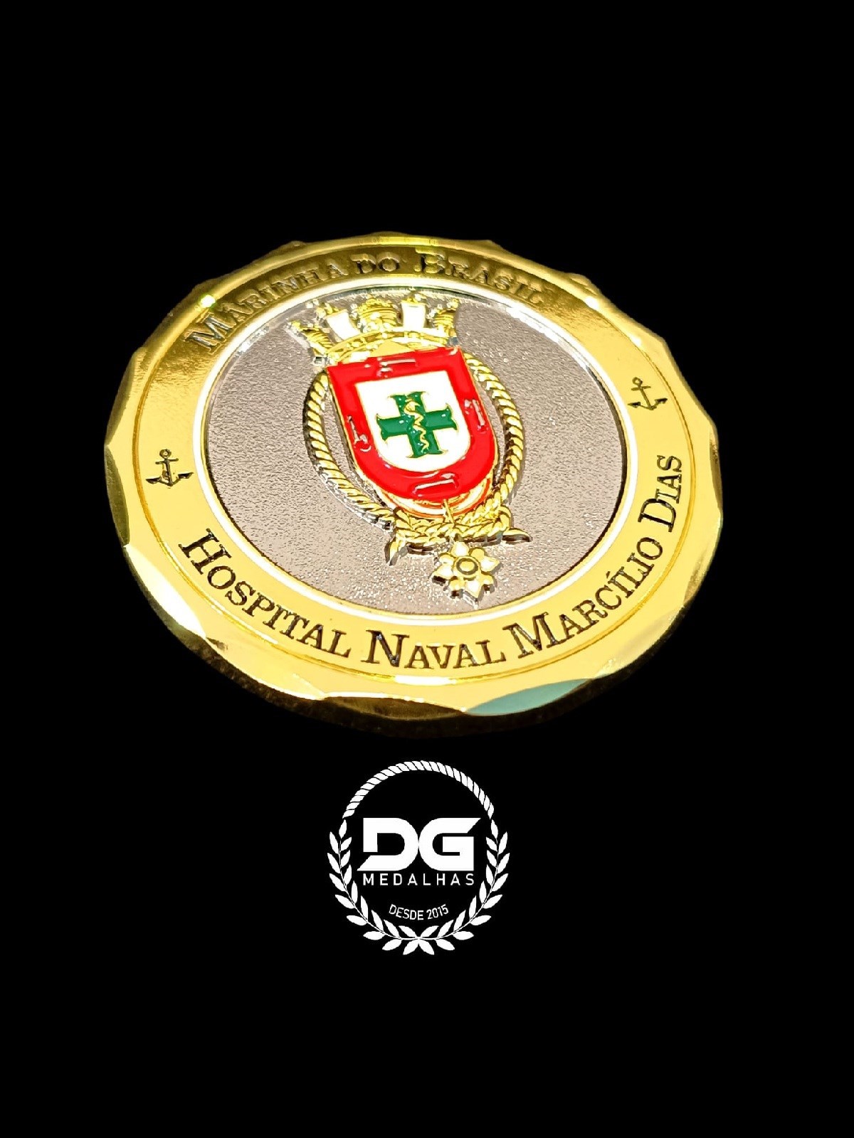 Moeda em 3D - Hospital Naval Marcilio Dias