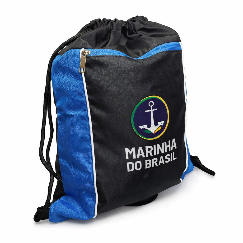 Sacochila resistente personalizada Marinha do Brasil