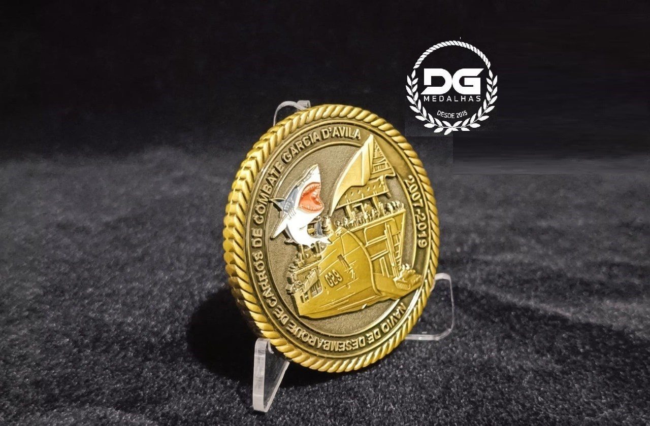 Moeda Navio de Desembarque de Carros de Combate Garcia D'Avila