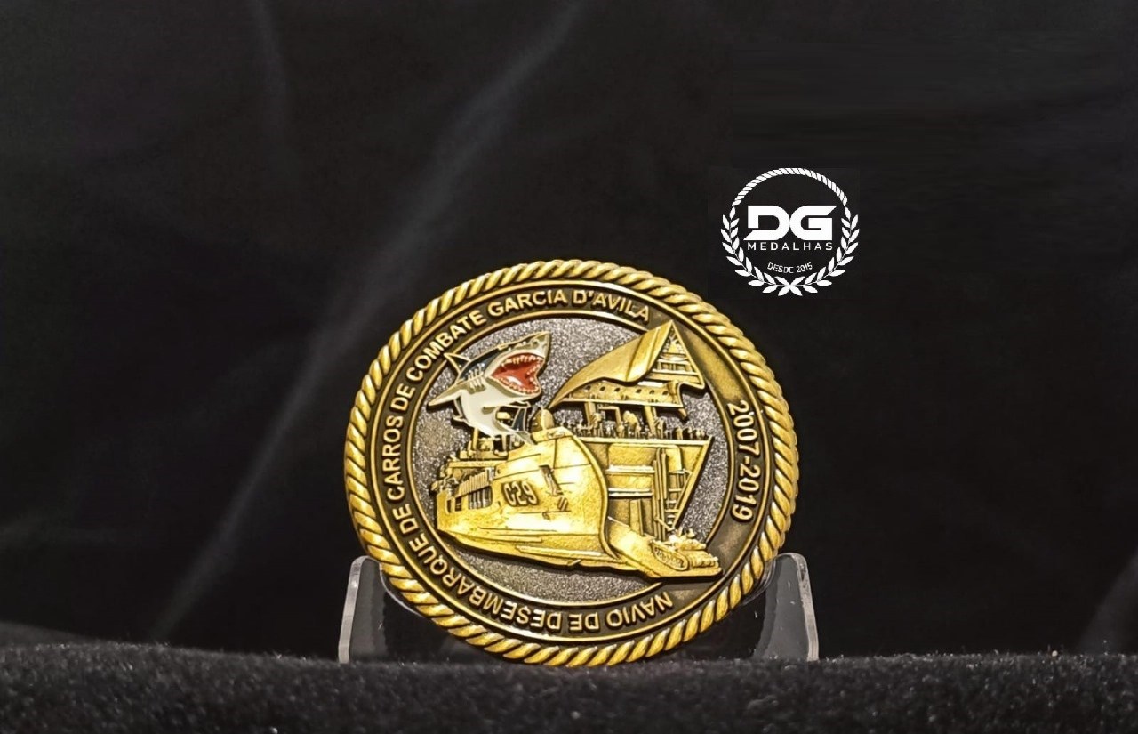 Moeda Navio de Desembarque de Carros de Combate Garcia D'Avila