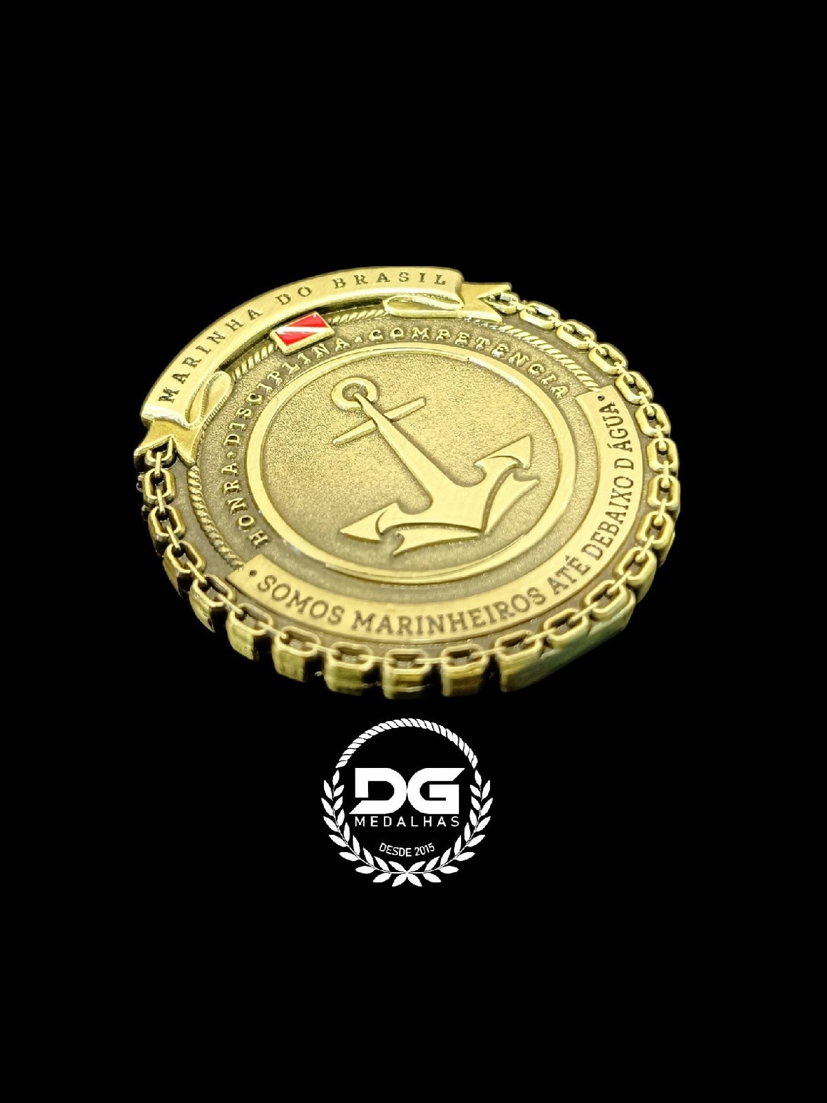 Moeda em 3D - Mergulhador