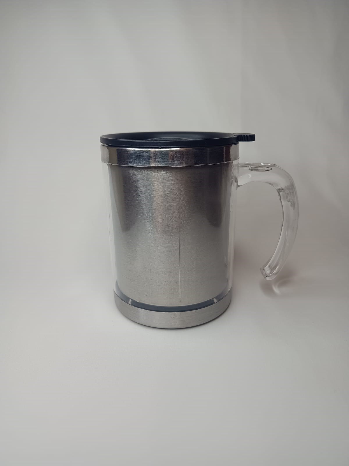 Caneca  corpo alumínio, revestida com acrilico promoção 
