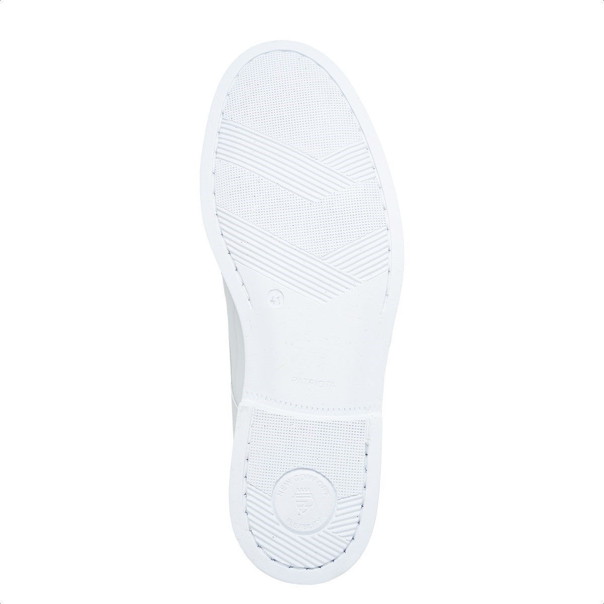 Sapato Social Patriota Branco Verniz