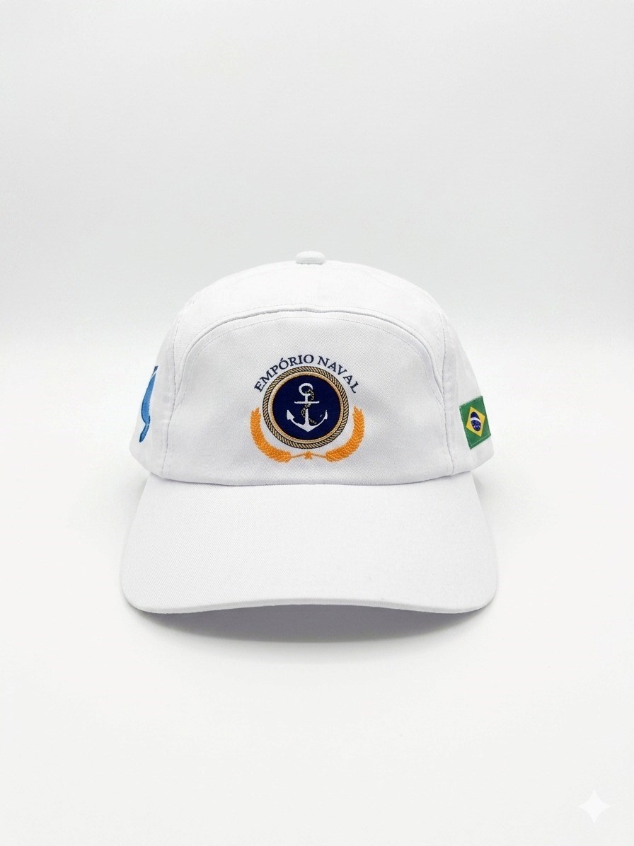 Boné Microfibra Branco Emporio Naval 