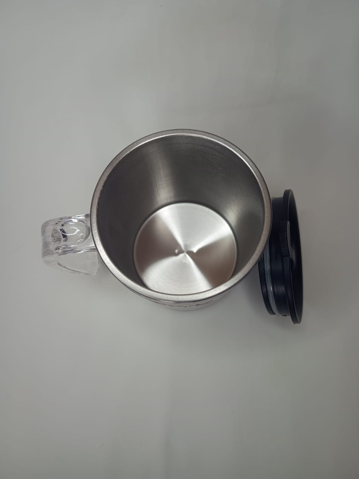 Caneca  corpo alumínio, revestida com acrilico promoção 