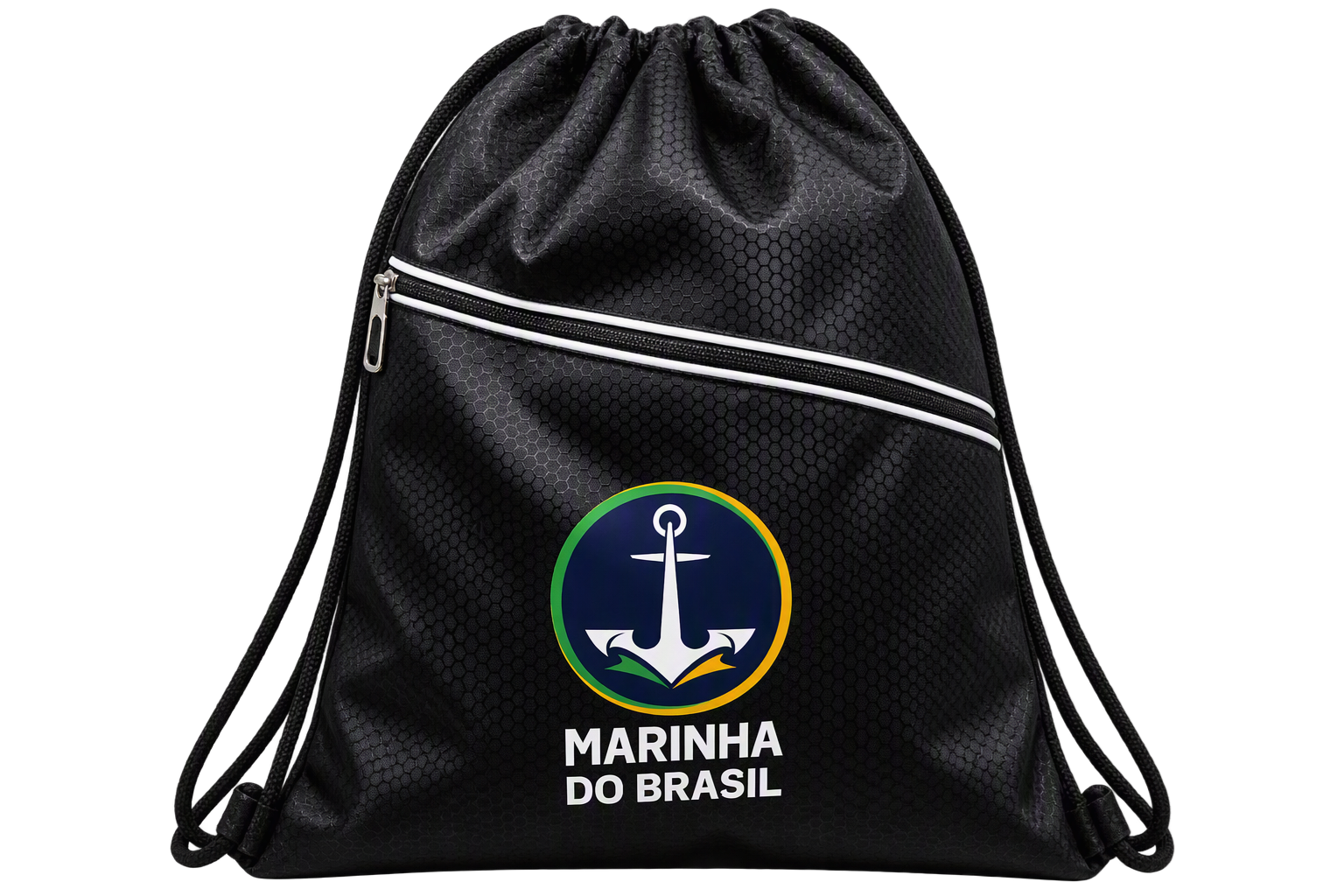 Mochila saco esportiva em náilon personalizada Marinha do Brasil