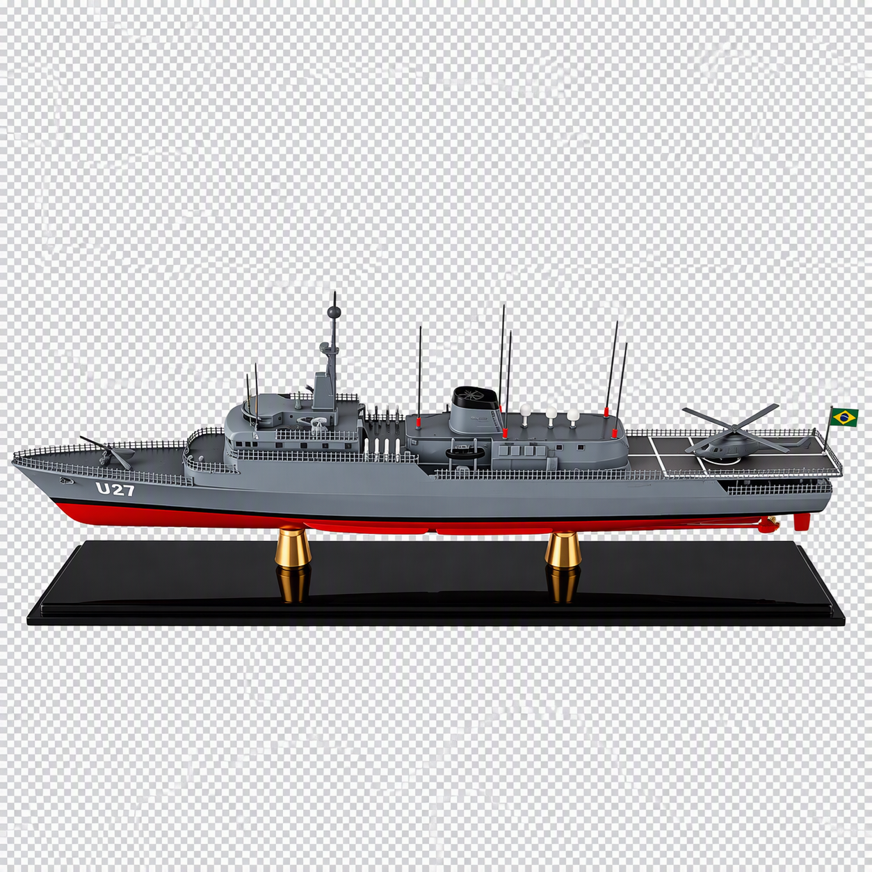 Maquete Navio Escola Brasil ( U27) Obs: Prazo de entrega até 10 dias + prazo de Correios