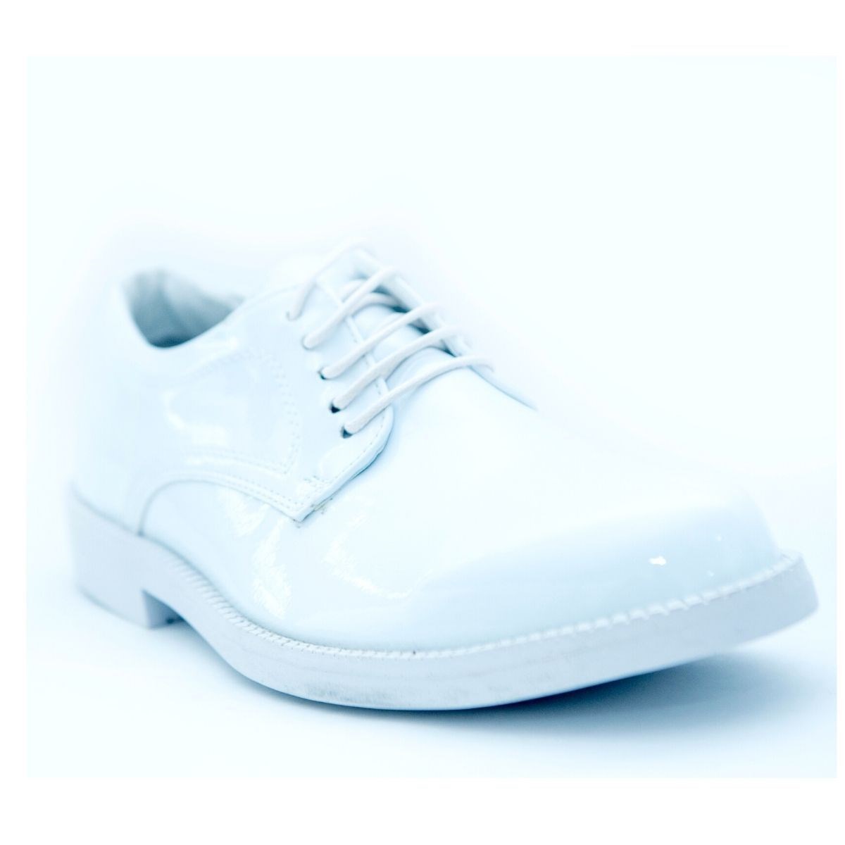 Sapato Social Patriota Branco Verniz