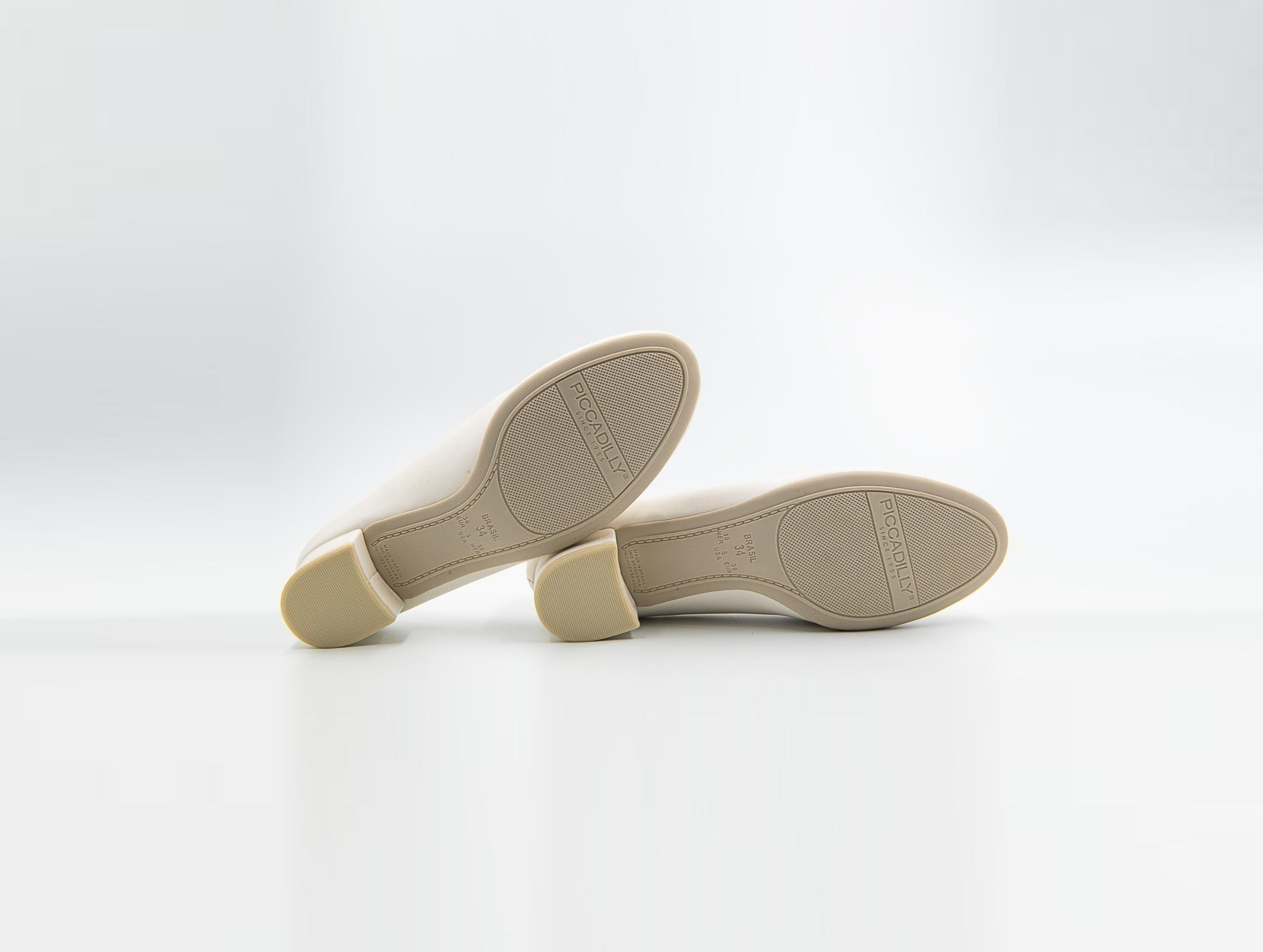 SAPATO MOCASSIM BRANCO FOSCO SALTO 3 CM PICCADILLY